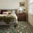 Soft Washable Non-Slip Vintage Floral Area Rug For Living Room, Bedroom In Dark Green Multi-1383025180-1382903334