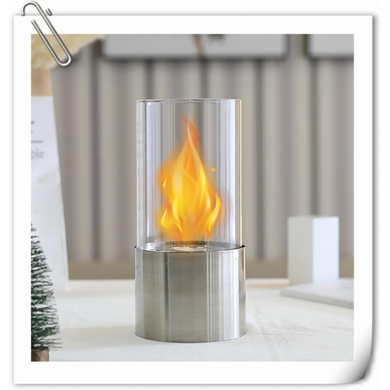 Tabletop Fire Tabletop Fireplace with Flame Guard