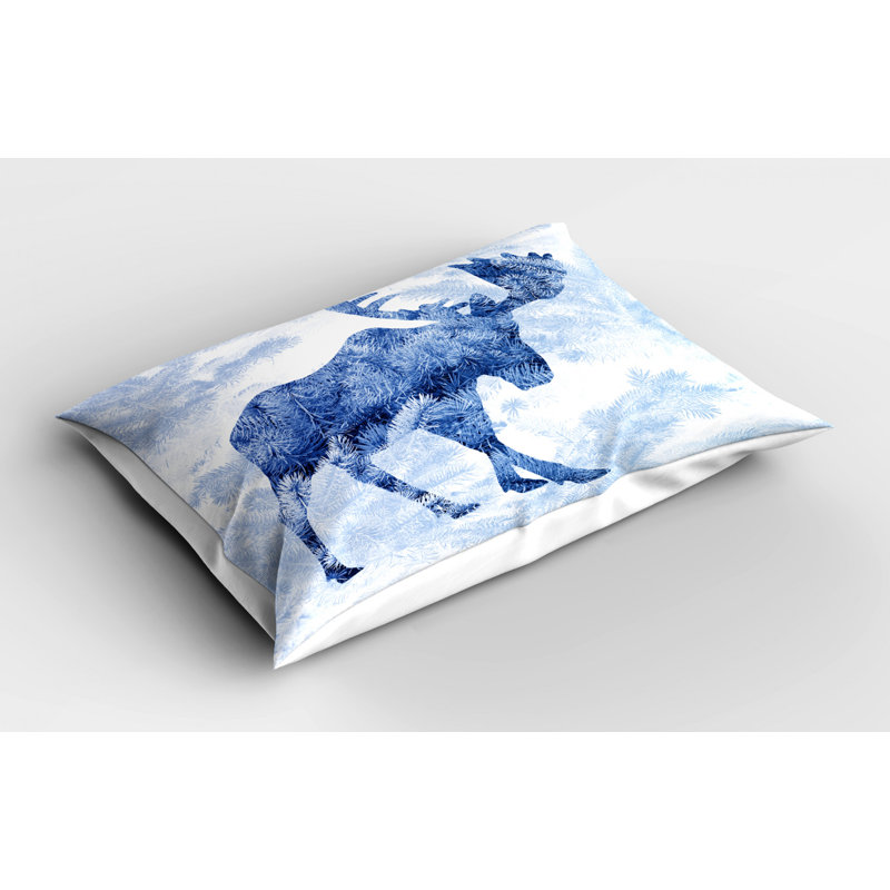 Deer Polyester Sham Set, King
