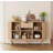 Leathia Sideboard Storage with Solid Wood Leg, Kitchen Cabinets With Sliding Tambour Door-1585886544