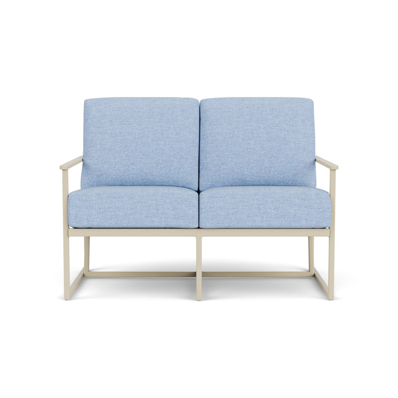 Summit Outdoor 2 - Seat Loveseat, Mink, Demo Skyway, Linen