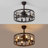 Celeste 21.6" 6-Light Industrial Farmhouse 6-Speed Metal Mobile-App/Remote-Controlled Caged LED Ceiling Fan-108648552