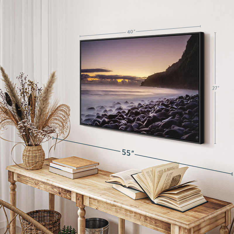 Impression sur toile Waipi'O Island Shores, H 27 po x l 40 po