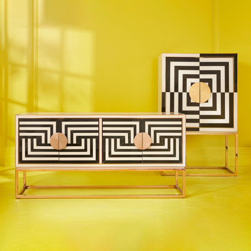Op Art 64'' W Buffet