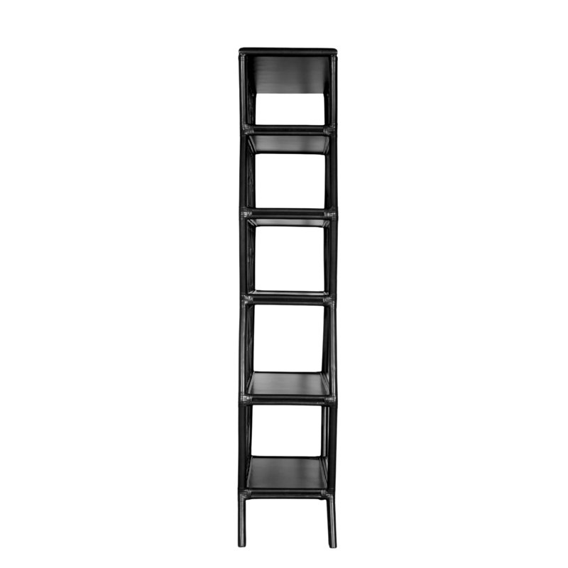 Hollywood Etagere Bookcase, Black