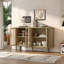 Buffet avec panneaux cannelés Modern Farmhouse-752288038