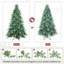 Arbre de Noël épinette bleu artificiel non éclairé-118027475