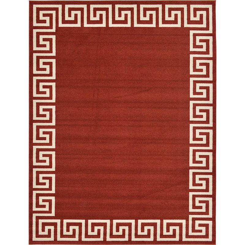 Balabak Geometric Indoor Rug, Rectangle 9' x 12'2"