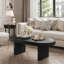 Table basse moderne cannelée ovale-922008077