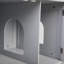 Porte-revues blanc en MDF pour chat-490921942