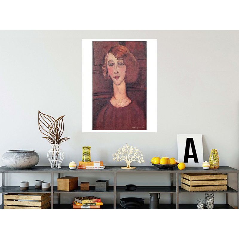 «Renee» par Amedeo Modigliani - estampe numérique, H 40 po x l 32 po