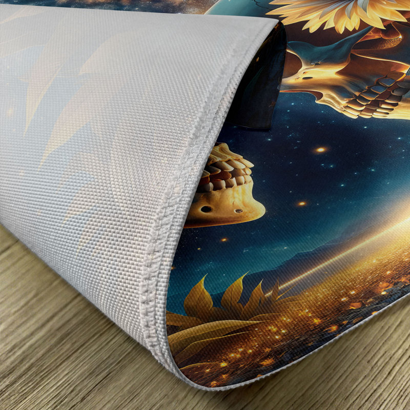 Polyester Sea Blue Dark Yellow Placemat