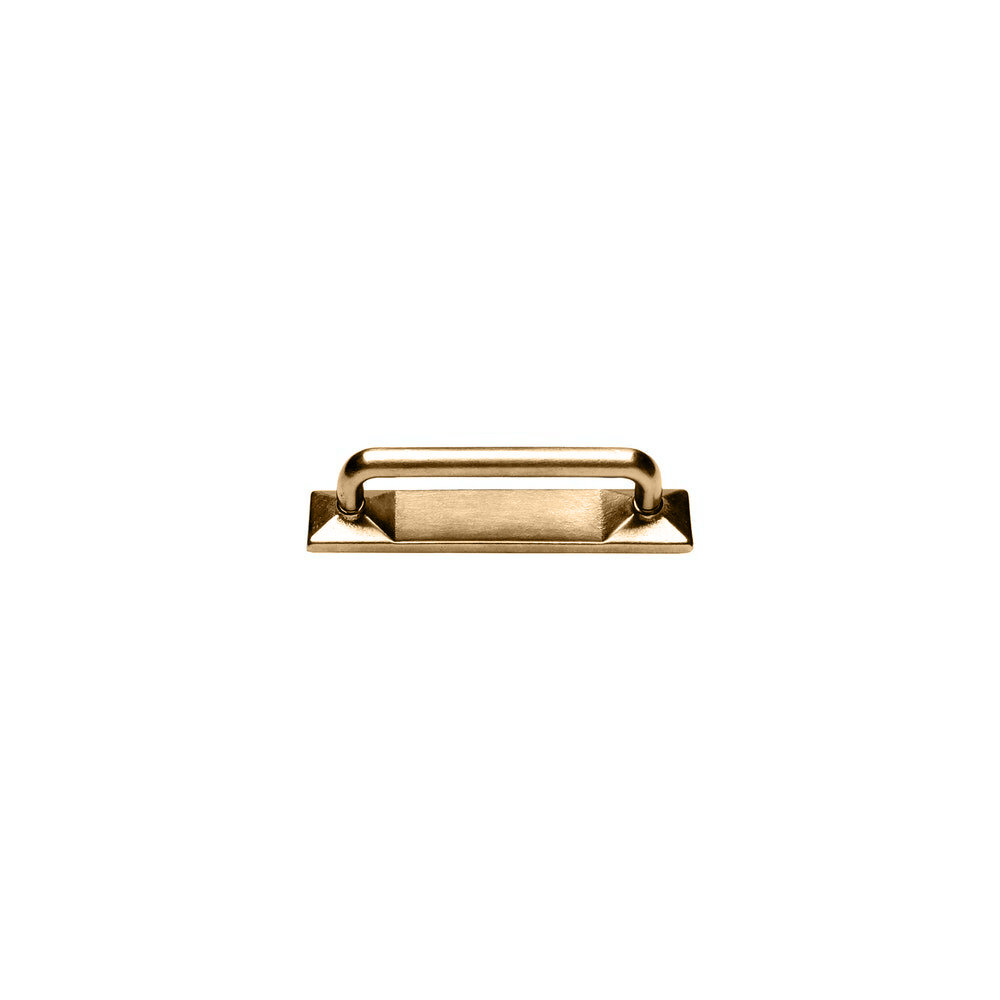 Empire Bronze Bar / Handle Pull Bar Cup Pull, 4", Silicon Bronze Light