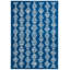 Tapis bleu marine / ivoire Kalynne-1521488391