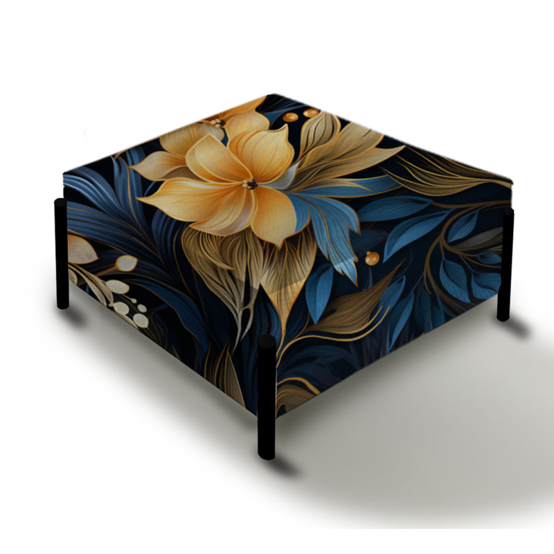 Tropical Twilight II motif tropical - grand repose-pieds carré tropical