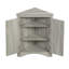 Armoire de rangement triangulaire pour salle de bain avec tablettes réglables