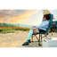 Chaise de camping avec table d'appoint - Portable robuste pour adultes