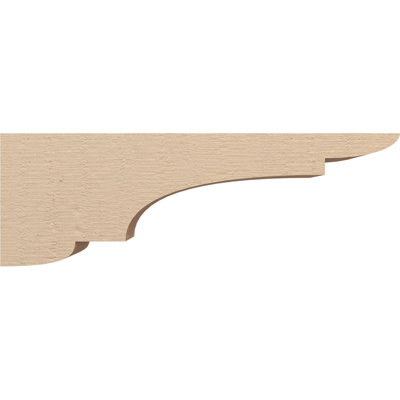 New Brighton cèdre brut grain de bois TimberThane Corbel, apprêté brun clair