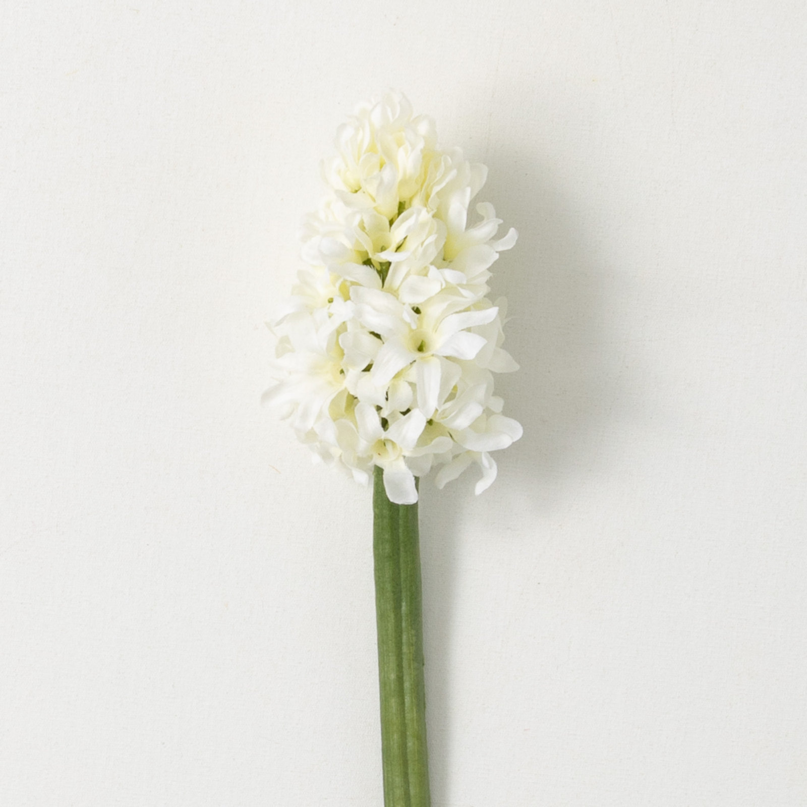 14" Hyacinth Spray, 14" H x 3" W x 2.5" D, White