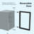 SnowLion Premium 69L Beverage Refrigerator 2.4 Cu.ft. Freestanding Mini Fridge With Glass Door-87744227