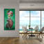  «Party Hippo» par Heather Gauthier, art mural en verre acrylique, 24 po x 48 po-34271290