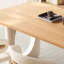 Table en pierre frittée crème -131561008