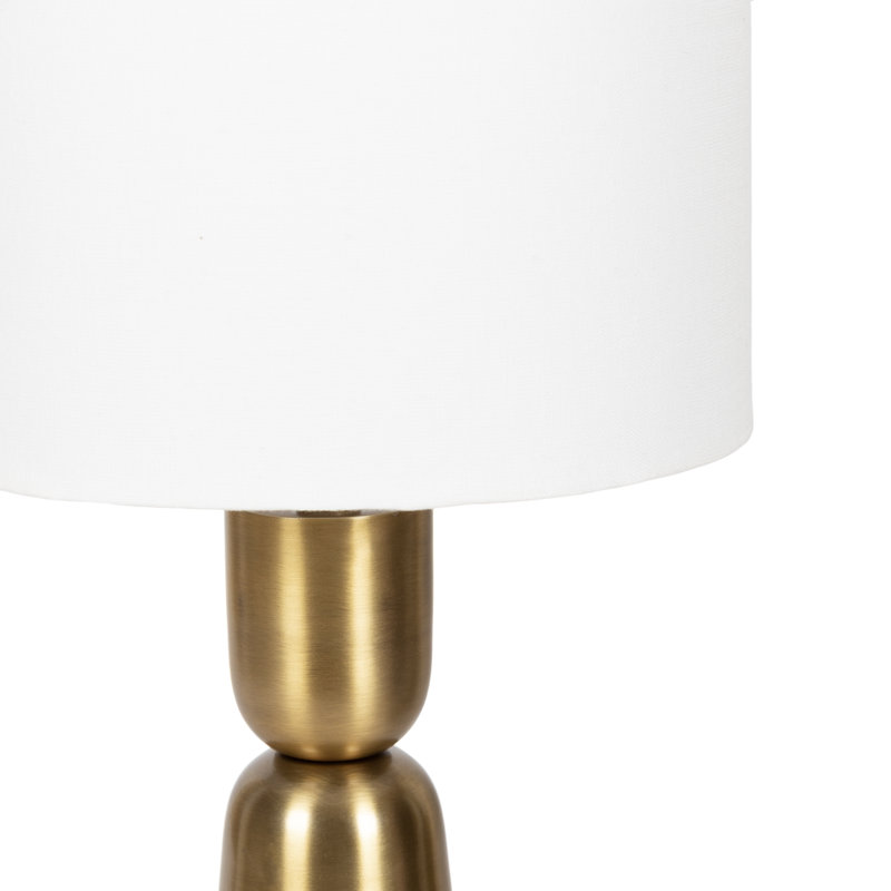 Ceallach Modern Hourglass Bedside Table Lamp