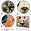 Panda blanc et rose en fleurs IV - art mural animal panda-1280768482-1280768495