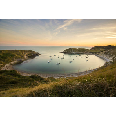 Lulworth Cove by Matthew_Pinner - Wrapped Canvas Print