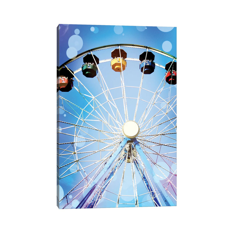 Carnival Blues I 1 Piece Wrapped Canvas Wall Art, 30.48 cm H x 45.72 cm W