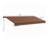Outsunny 156'' W x 59'' D Polyester Cover Retractable Patio Awning-97091117