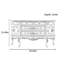 Buffet 4 portes à double tiroir de style européen-106411422