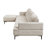 Harshith 96" W L Shape -Upholstered Modular Sofa With Ottoman-263560392-263560393