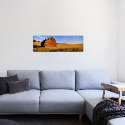 Vieille grange dans un champ de blé, Palouse, Whitman County, Washington State, USA # 4 par Panoramic Images - reproduction de photo sur toile