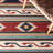 Vannes Flat Weave Wool/Cotton Southwestern Rug in Ivory/Rust-1767076112