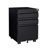 Installation Required 3-Drawer Mobile Filing Cabinet With Lock, Metal Office Storage For Legal/Letter Size Documents-2107440101