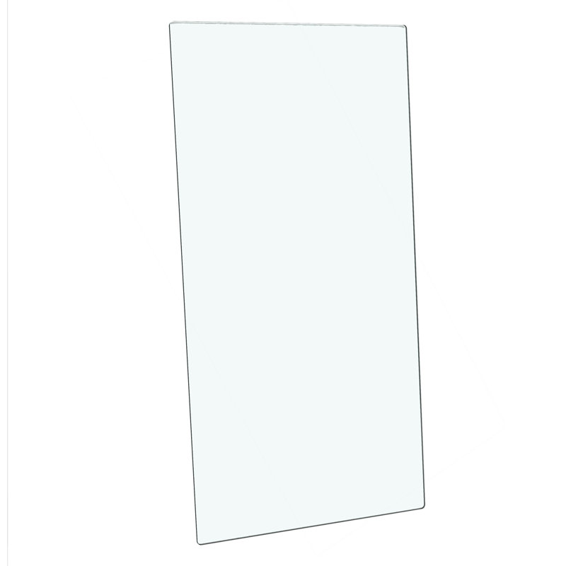 SEULEMENT Plateau de table en verre séparé. Plateau de table rectangulaire en verre trempé transparent de 24 po x 48 po. Convient à diverses occasions telles que les cuisines et les restaurants. Transparent, 24 x 48 x 0,31 po.