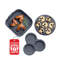 Doublure de friteuse à air en silicone 3 pièces Gourmia avec œuf et moules à petits gâteaux, sans Bpa