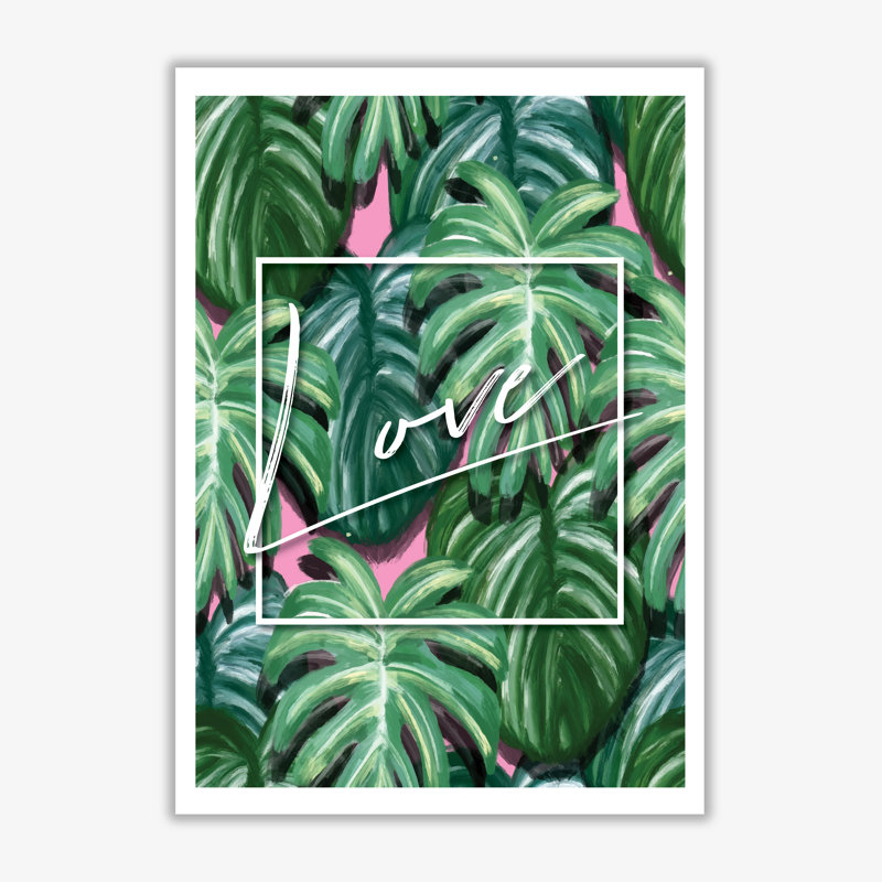 Love Leaves - Painting, No Frame, 30 cm H x 21 cm W x 1 cm D