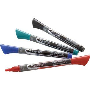 Dry-Erase Markers in Four Assorted Colors (Set of 4)