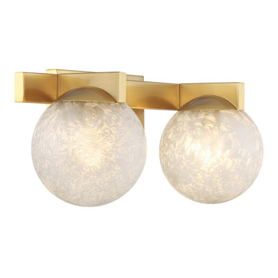 Darien Bathroom Vanity Light in Brass