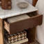 Table de chevet en marbre Lyubov