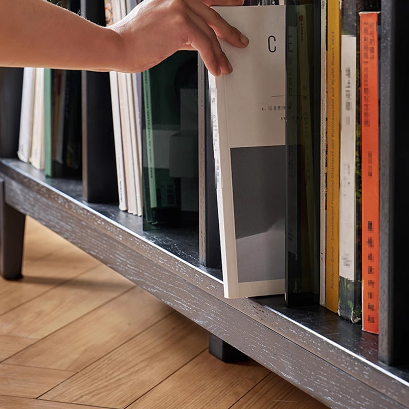 Bibliothèque légère de luxe noire