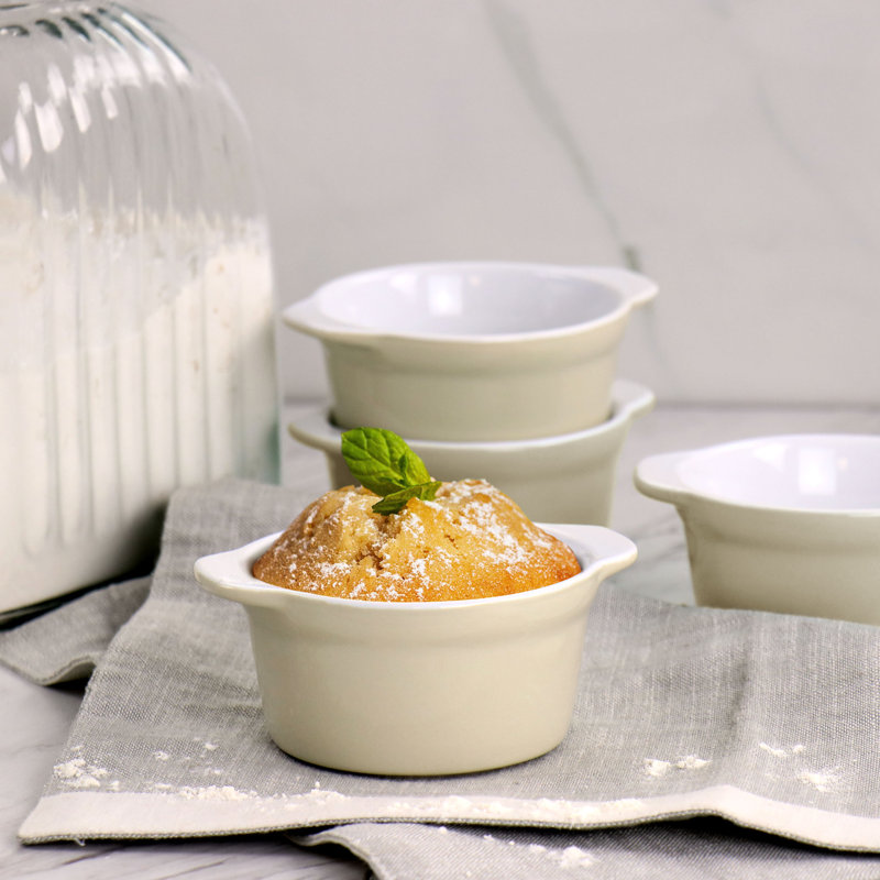 4 Inch Stoneware Ramekin 4 Piece Set
