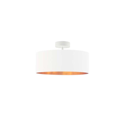 Geelke Fabric Semi Flush Mount