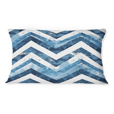 Chevron Charm I - Chevron Lumbar Pillow