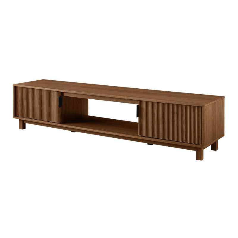 Farmann Reeded 2-Door TV Stand | Mid-Century Modern