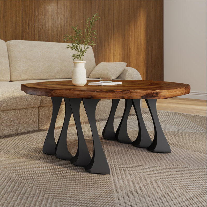 Pieds de table basse en métal Radix
