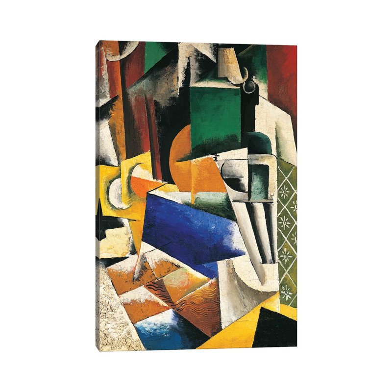 Still Life, 1915-16 by Lyubov Popova - Wrapped Canvas Painting, 45.72cm H x 30.48cm W x 1.91cm D