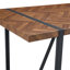 Rectangular Dining Table With A Specially Textured Top And Black Metal Legs-574937084-576594560